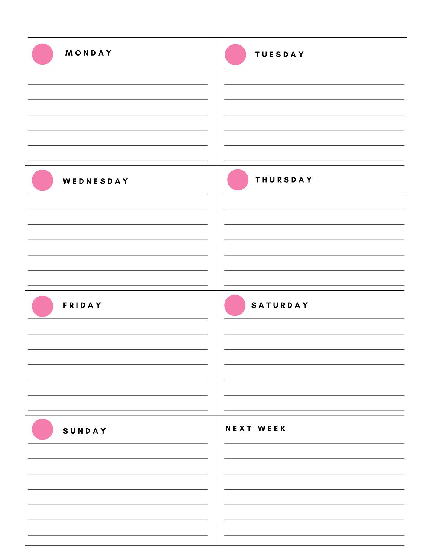 Hot Mess Press Planner